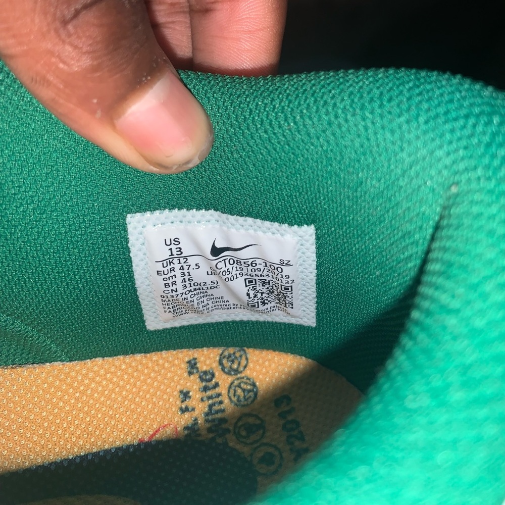 Off-white Nike dunk pine green